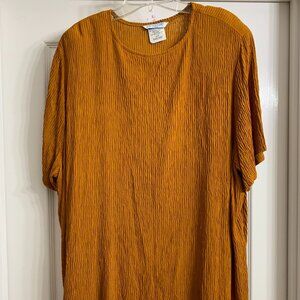 Ship'N Shore Brand Women's Camel Color Blouse, Size 24W